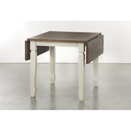 Ophelia & Co. Daisytown Extendable Solid Wood Base Dining Table ...